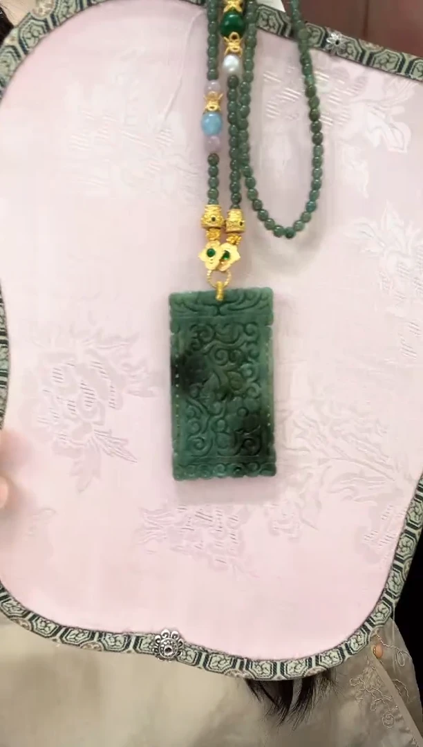吊坠(赠链)合金翡翠国风