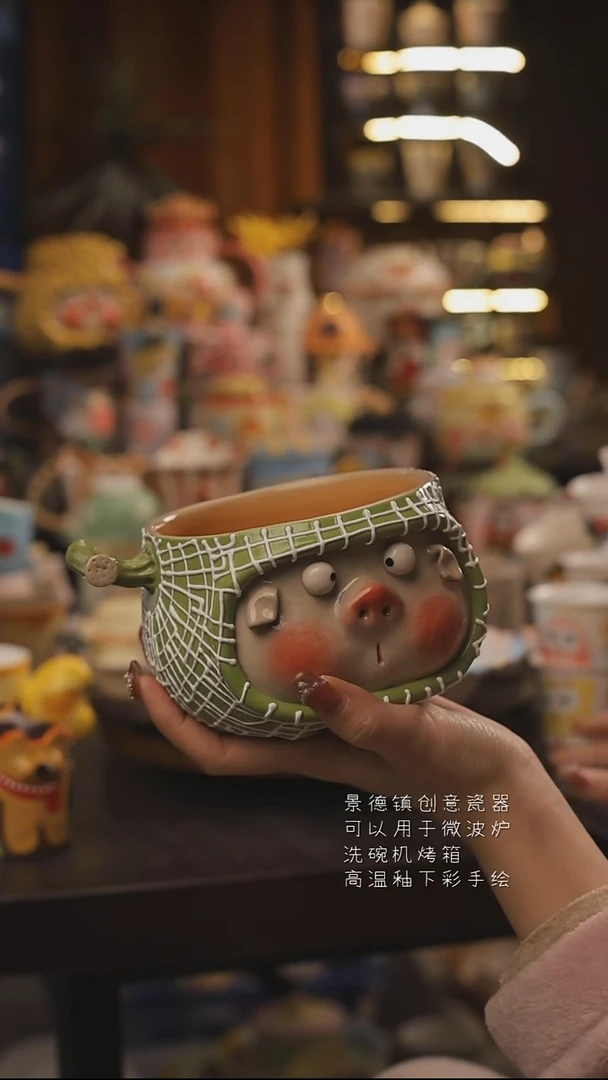 景德镇釉下彩绘设计师款式陶瓷