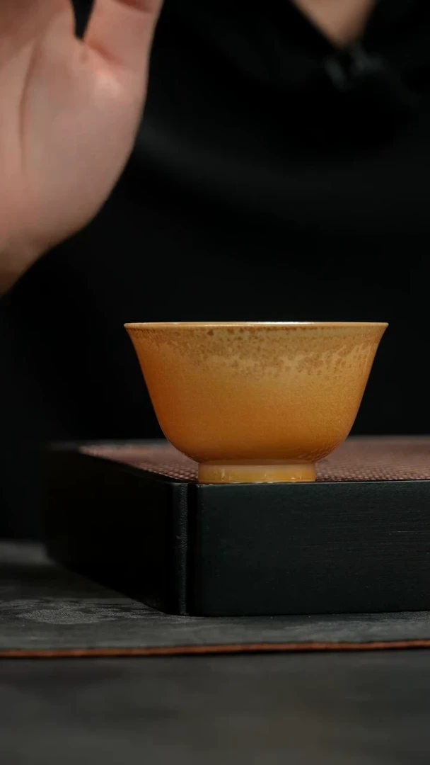 金丝楠木落灰70ml撇口杯