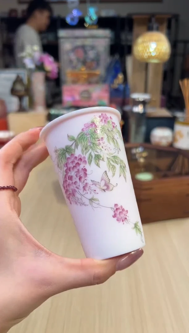 68卓见小可乐杯（粉色紫藤）