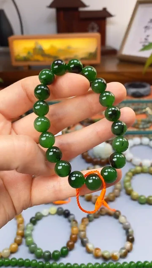 未镶嵌手串和田玉精品老俄手串