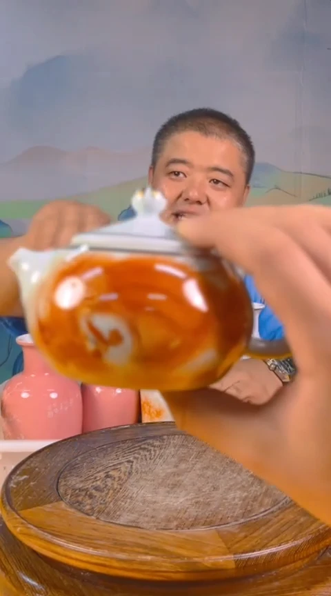 摆件景德镇陶瓷青花摆件115