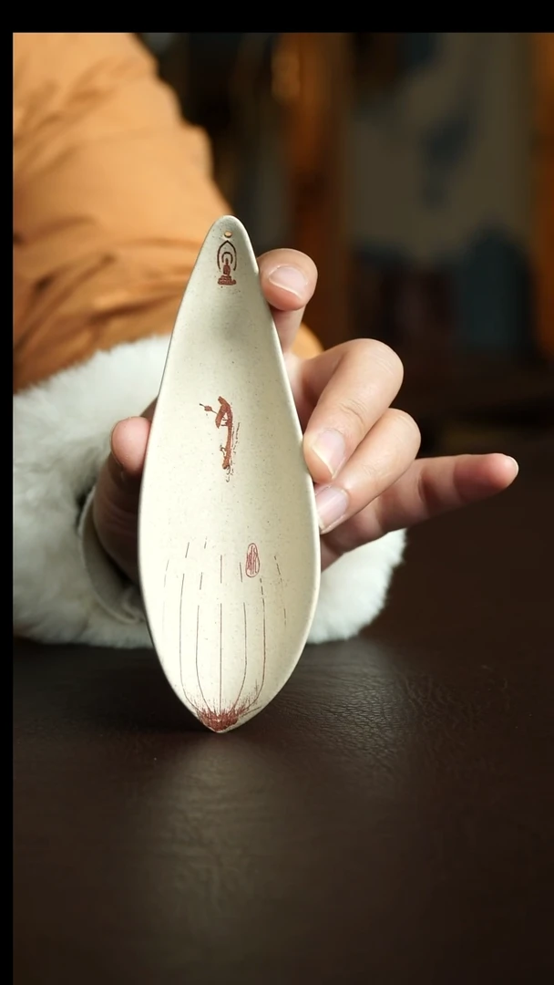 茶杯紫砂18号 茶则香插 宜兴紫砂原矿作品