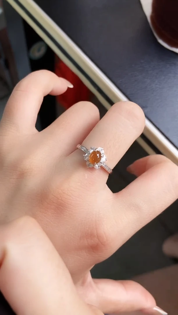 银S925镶嵌戒指翡翠21