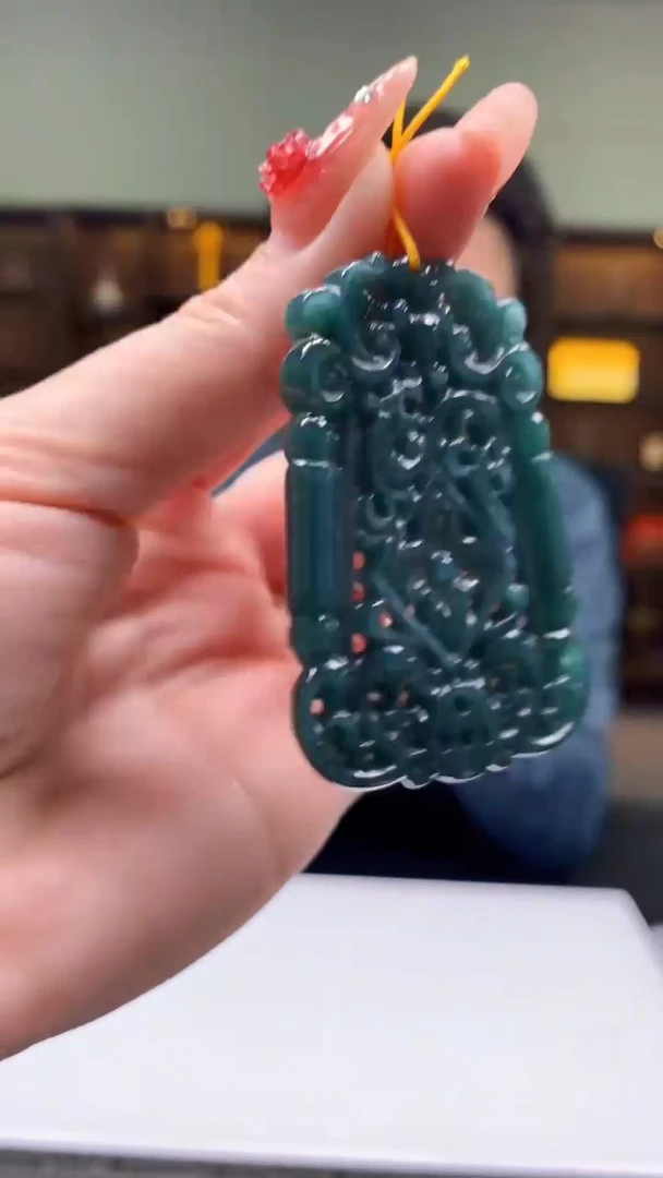 【闪购商品】定制翡翠未镶嵌1051ry-毛货挂件29