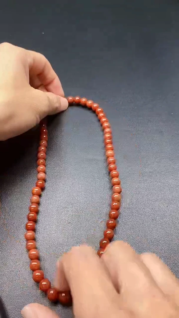 颈饰未镶嵌南红玛瑙妈妈链