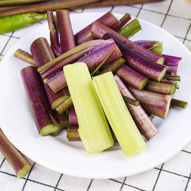 新鲜红菜苔湖北洪山菜薹紫菜苔产地现采发农家菜心打霜红菜苔包邮