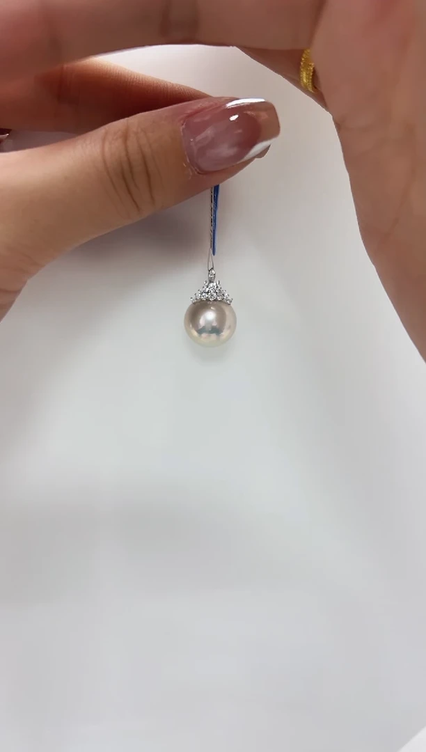 【闪购商品】淡水珍珠DA18K金镶嵌吊坠 A1332