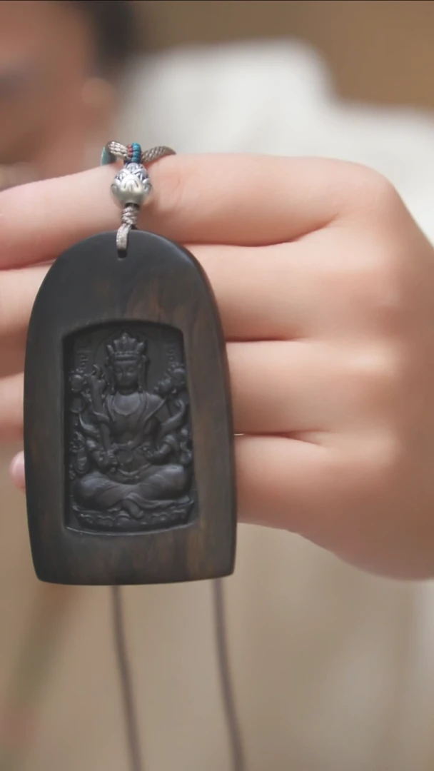 无足银珠宝奇石吊坠