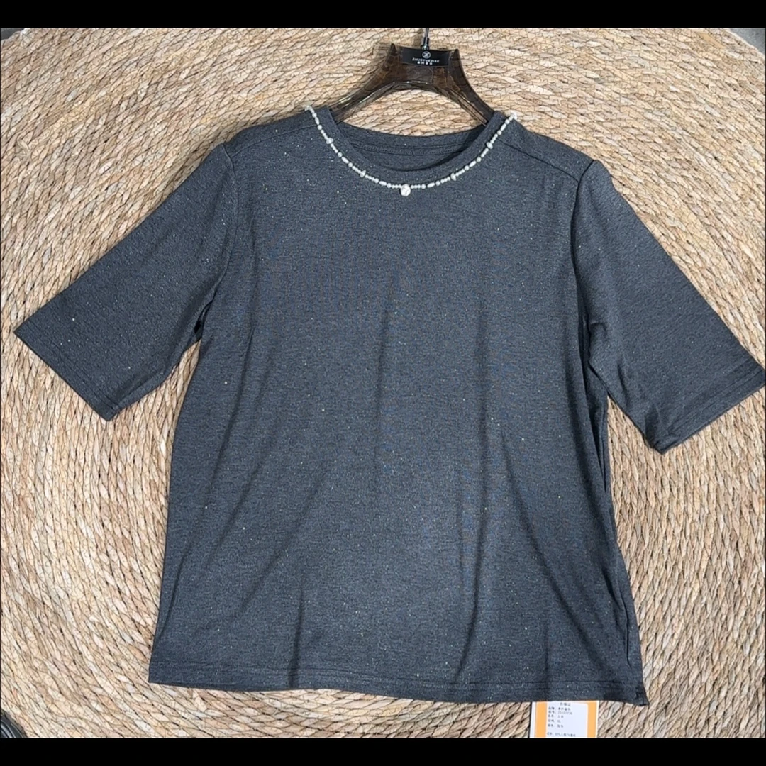 不退不换微瑕疵珍珠棉半袖7736