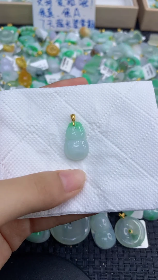 颈饰未镶嵌翡翠天然缅甸A货翡翠