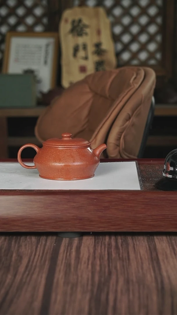 【闪购商品】紫砂茶壶XJ  红降坡  曼殊