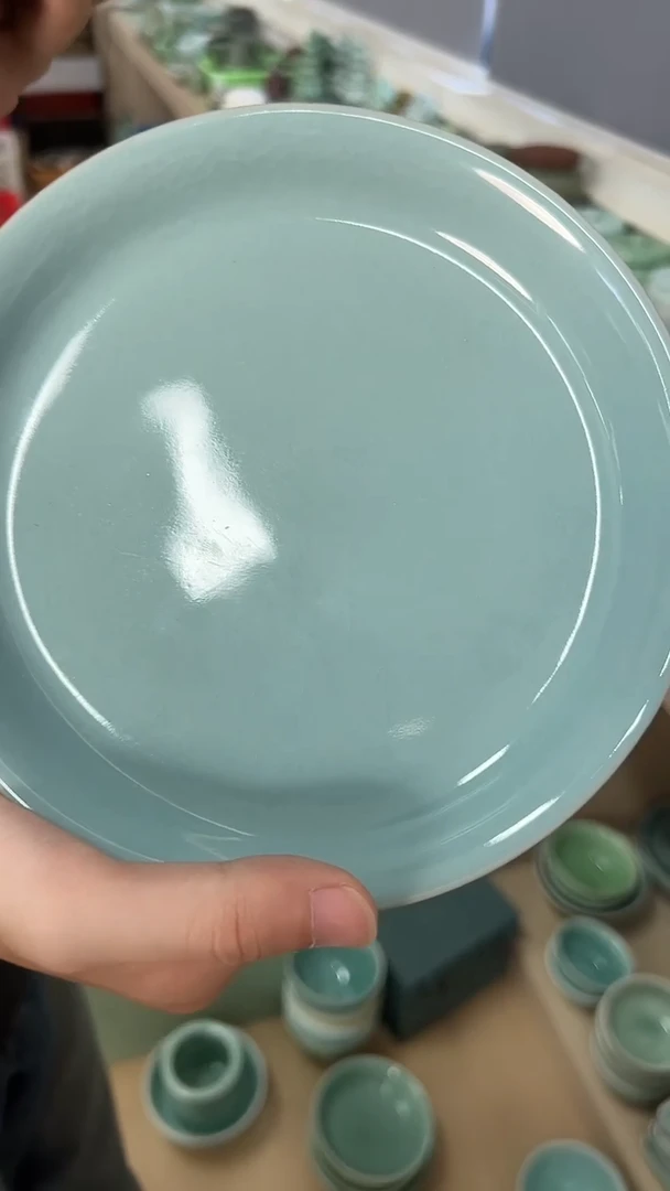 龙泉云间青瓷小米茶器