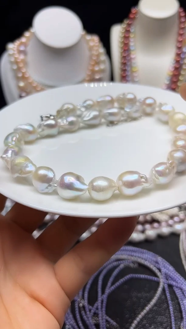 淡水珍珠未镶嵌颈饰多人