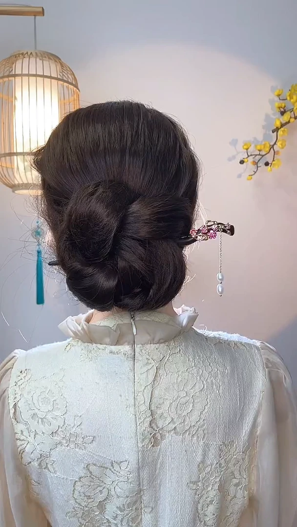 非金属木质美丽发簪