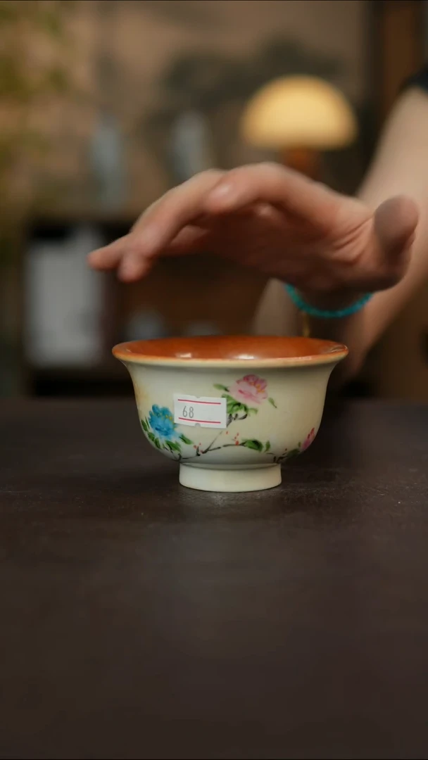 杯景德镇陶瓷杯碗柴烧多人瑕疵