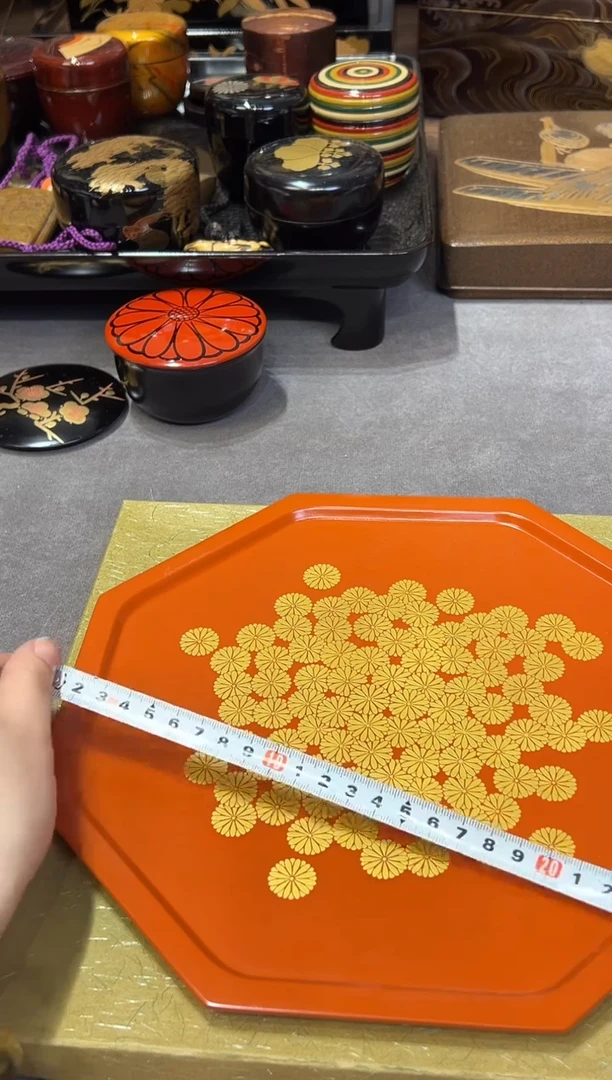 金莳绘 茶盘 大漆漆器大漆漆器