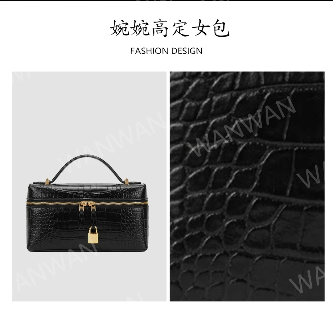 IEIS新款时尚百搭轻奢女士单肩手提斜挎包BG23-黑色