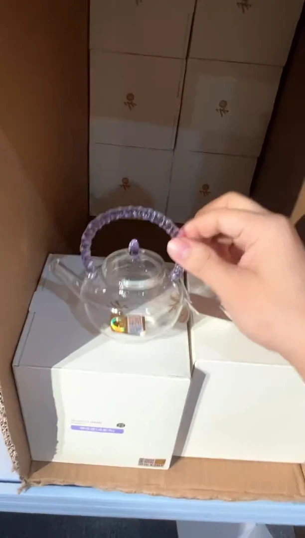 禾器-珠莲壶-浅紫色