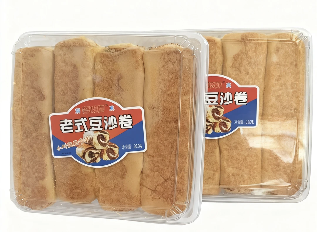 传统老式豆沙卷面包早餐代餐320g*2（保质期至12.14）