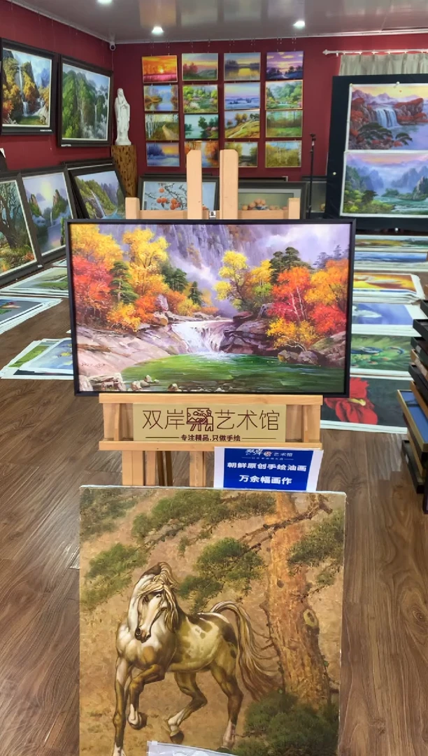 油画【13号】朝鲜原创手绘油画【功勋Ⅰ级画家丨孤品佳作】【顺丰包邮】
