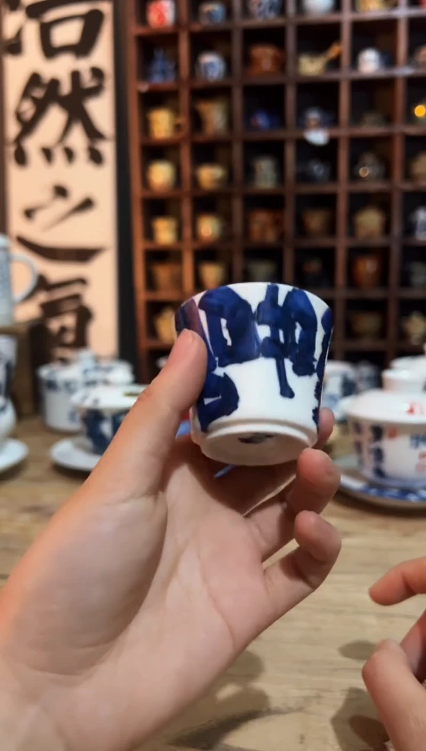 【闪购商品】观云听雨原创手绘茶具