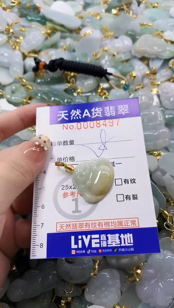 颈饰未镶嵌翡翠天然A货翡翠