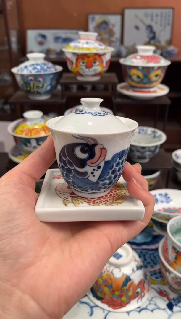 独****家拙明院（清仓价格）盖碗+杯垫