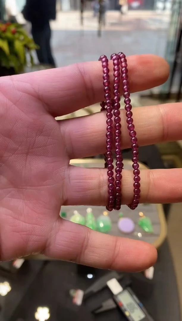 【闪购商品】石榴石颈饰未镶嵌亏米福利