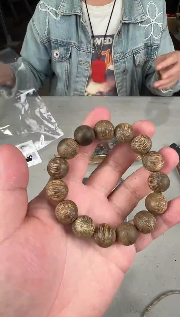 沉香沉香枕加里曼丹鹧鸪斑达拉干1.5单圈圆珠多样性发1