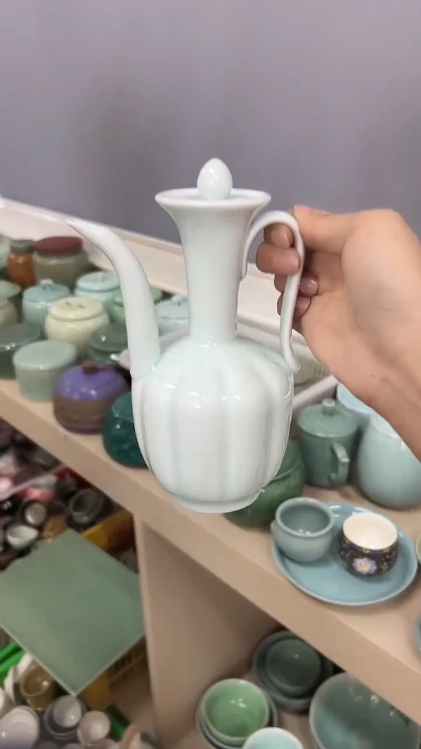 龙泉云间青瓷小米茶器