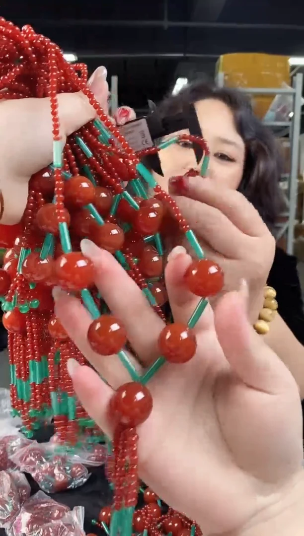 【闪购商品】玛瑙/玉髓项链未镶嵌多样性发其一颜色微差