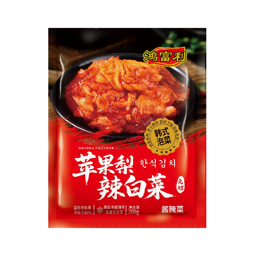 苹果梨辣白菜200克不添加防腐剂