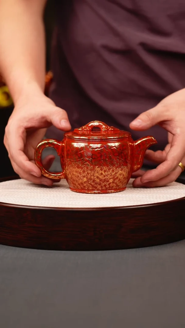 茶壶紫砂南红汉瓦