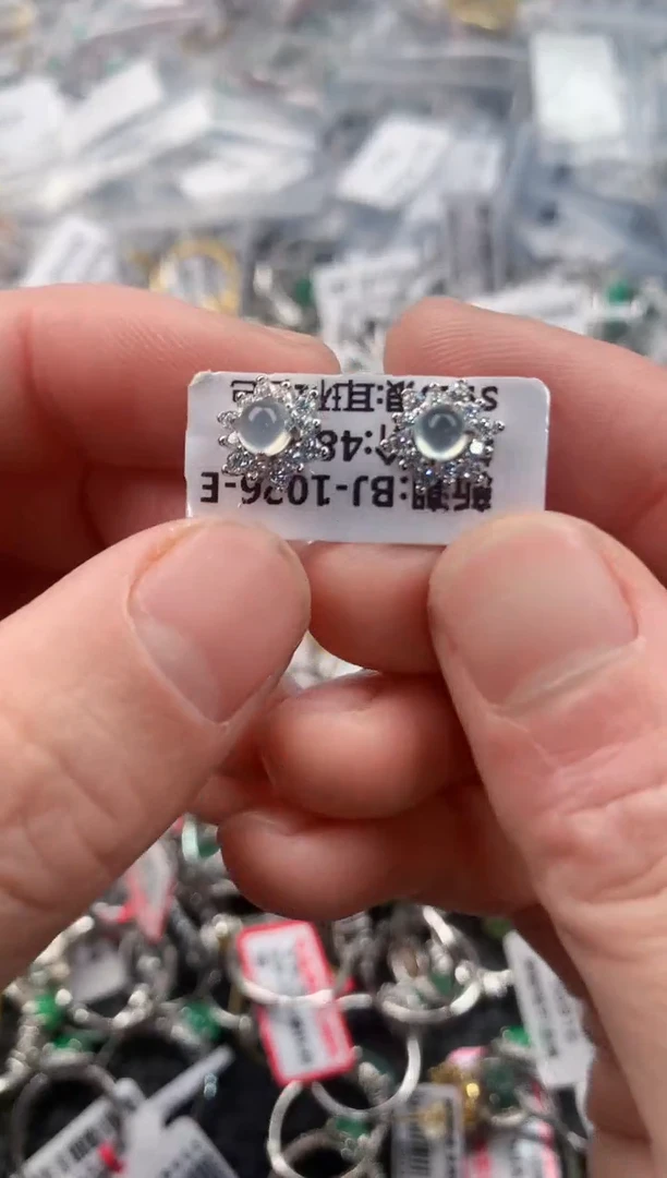 银S925镶嵌戒指翡翠1                           1