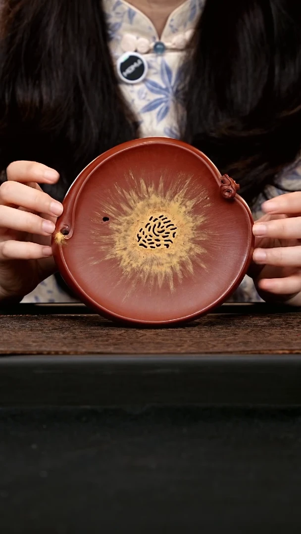 茶壶紫砂南*桃心壶承 一物见春