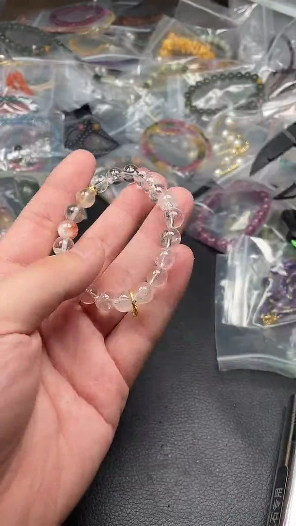水晶手链未镶嵌多样性发货拍一发一