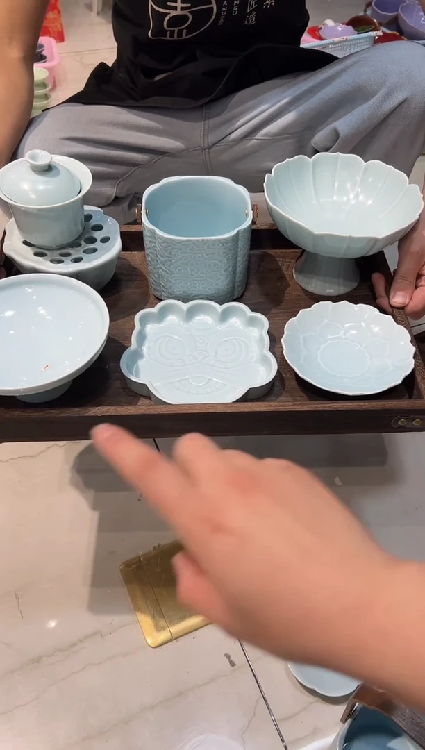 瓷片微瑕商品，介意勿拍-托盘