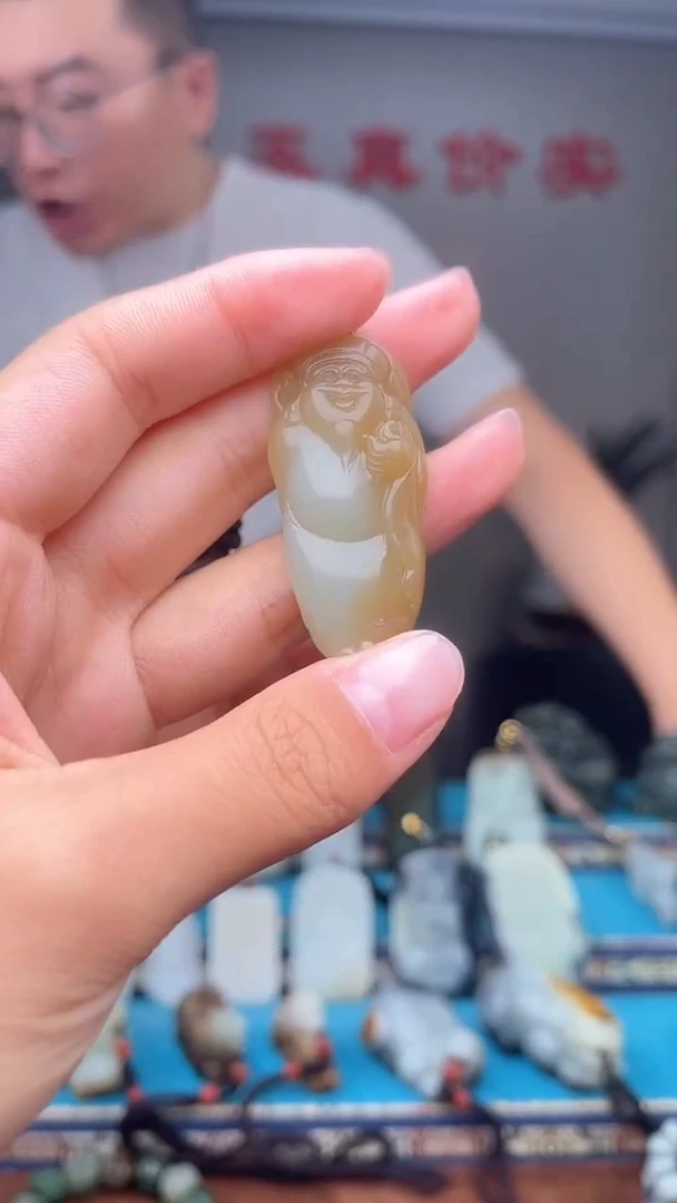 和田玉未镶嵌挂件1