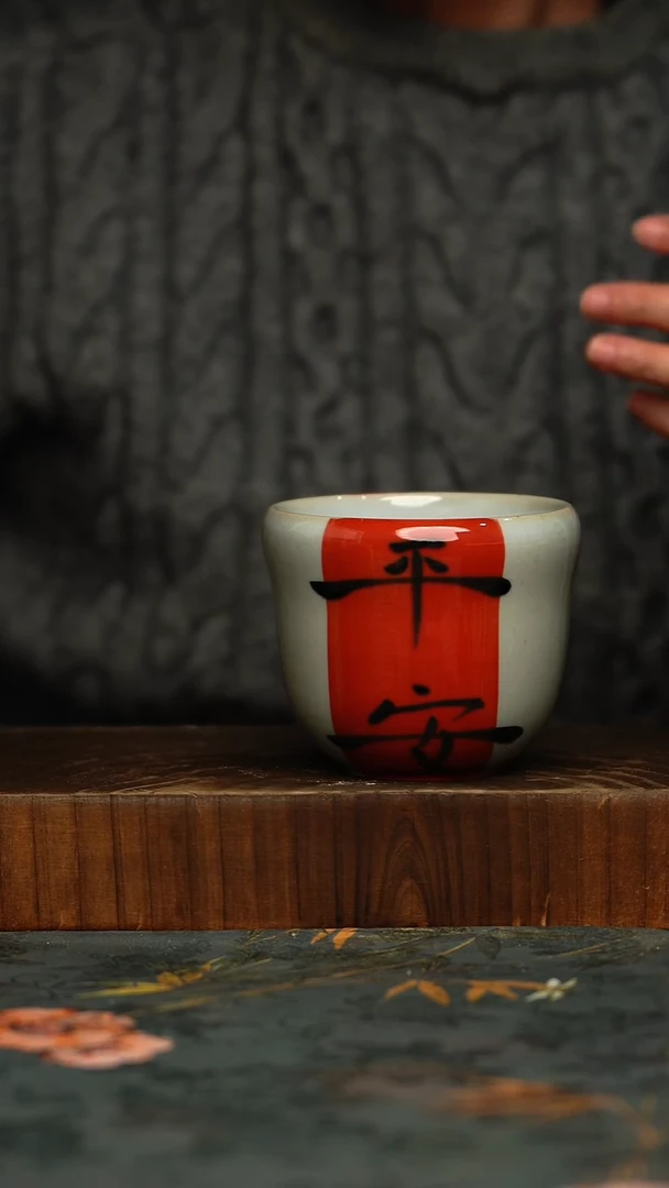 瓷片釉下彩手工手绘同款陶器