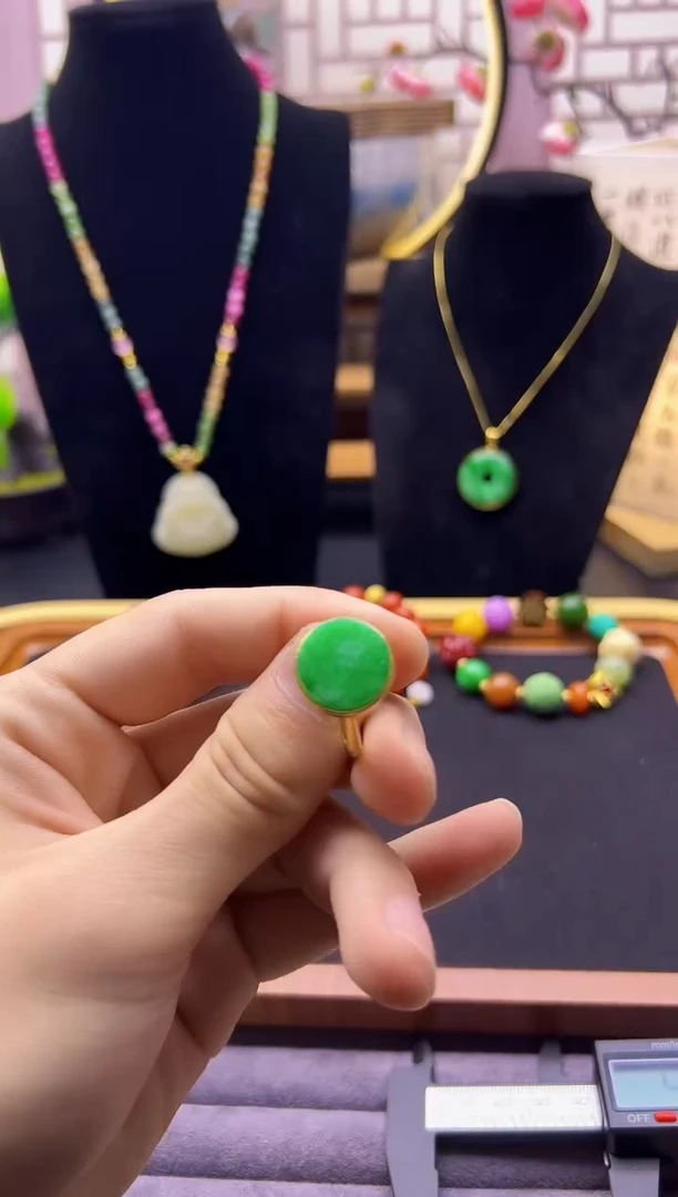 【闪购商品】翡翠颈饰14K金镶嵌J56