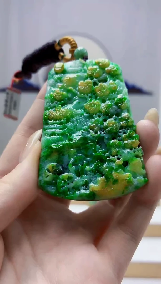 未镶嵌定制翡翠4852jw-毛货挂件43