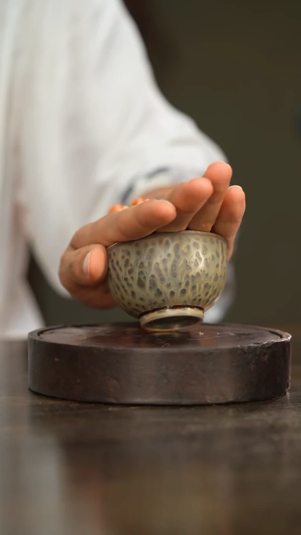 119柴房陶瓷柴烧窑变主人杯