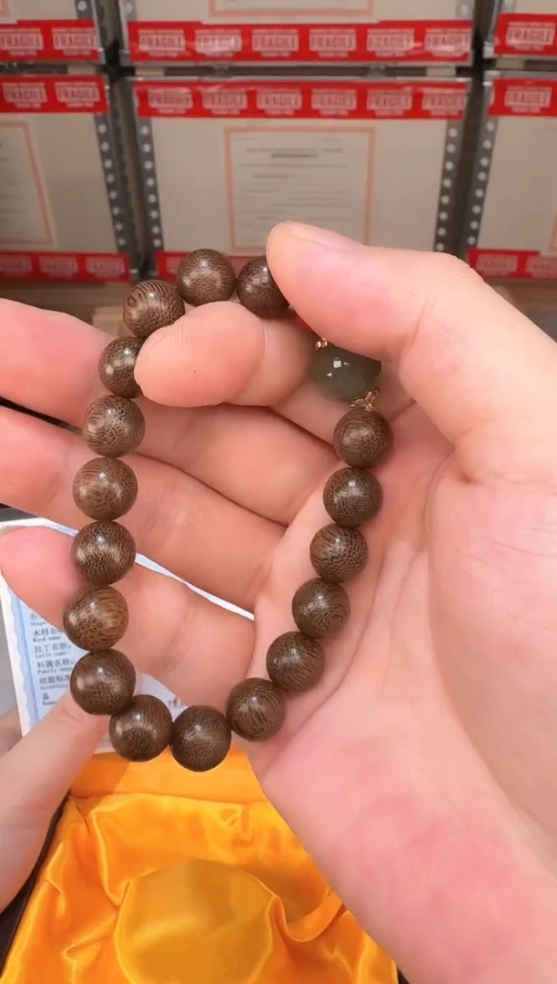 文莱奇楠单圈精美手串MK951