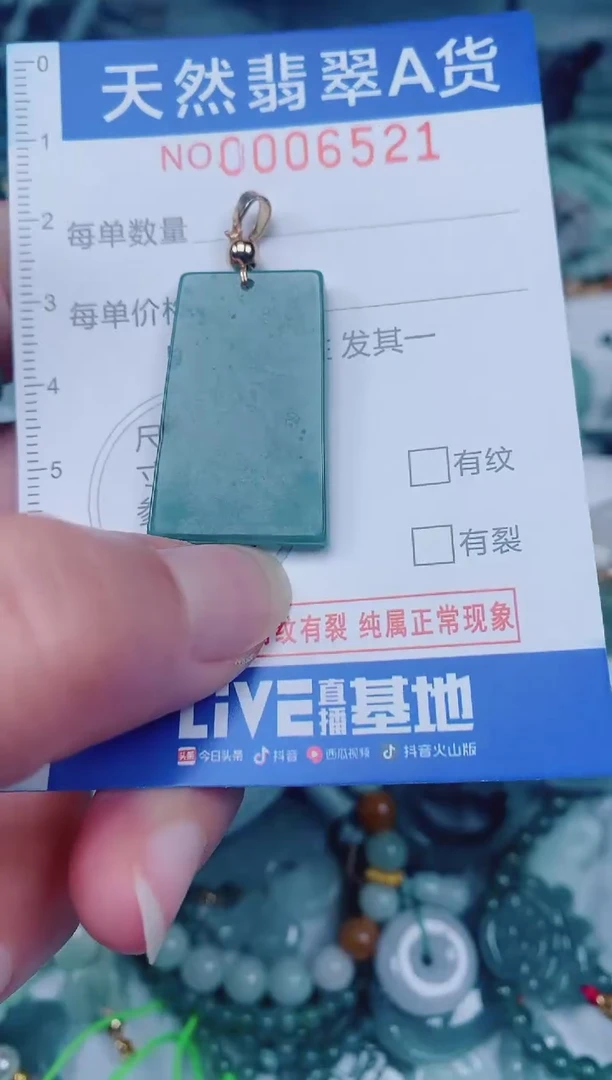 颈饰未镶嵌翡翠00006521
