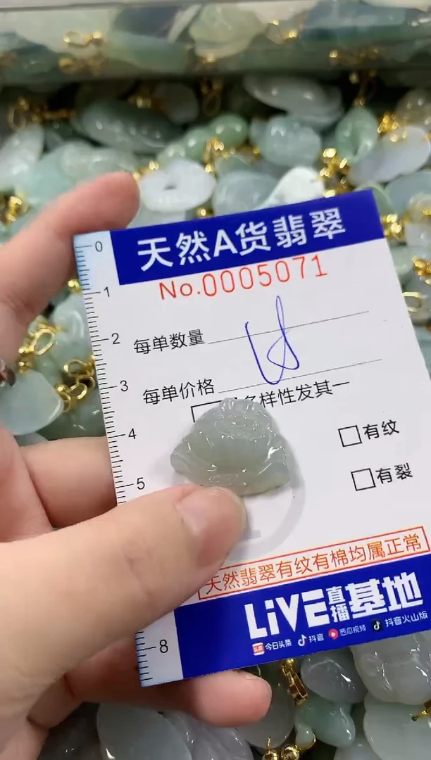 颈饰未镶嵌翡翠天然A货翡翠