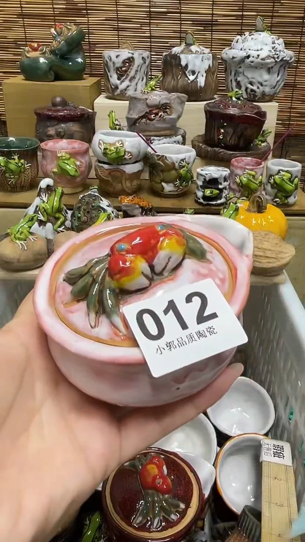 老***州012精美粗陶手工柴烧