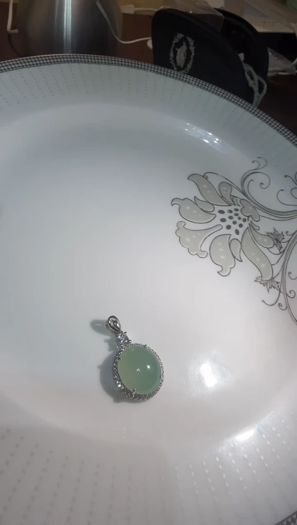 【闪购商品】翡翠吊坠(不含链)银S925镶嵌190吊坠