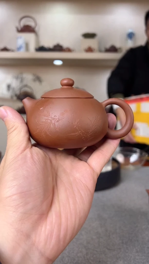 【闪购商品】紫砂茶壶西施壶 紫泥 半手工