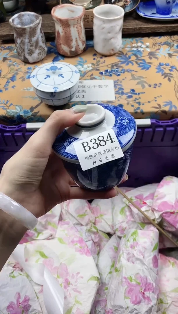 瓷片姹**红                B384